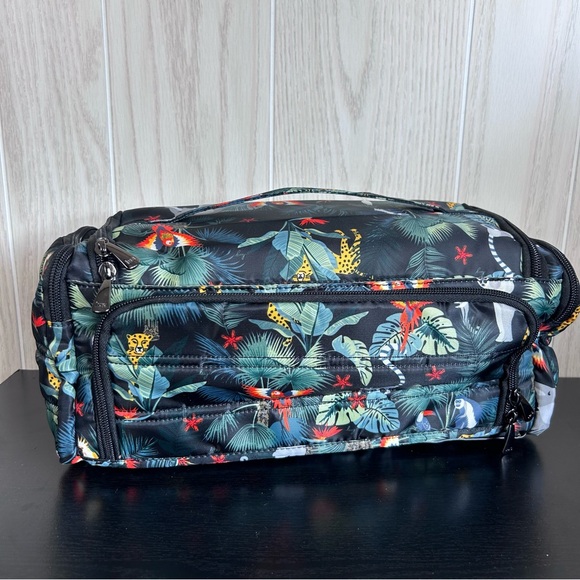 NWOT Lug Tropical Animal Print Trolley XL Cosmetic Bag - Picture 2 of 11